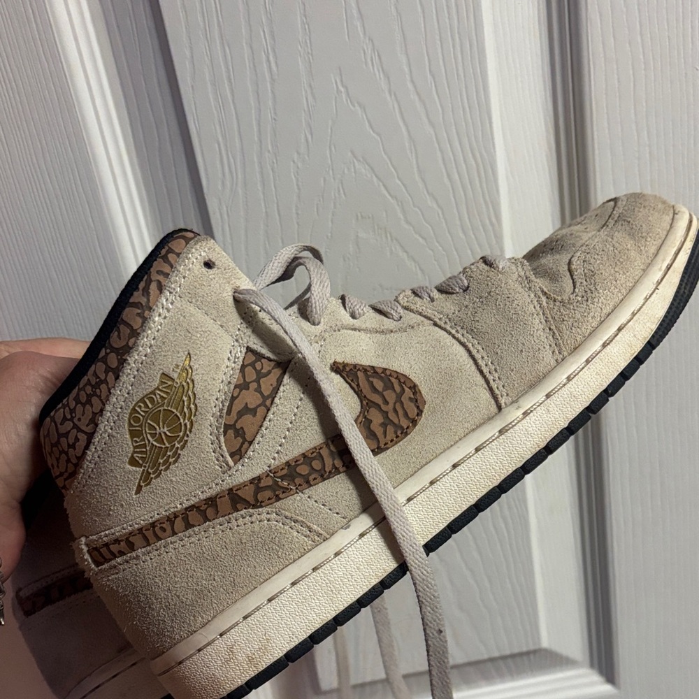 Nike Beige and Brown Athletic Shoes